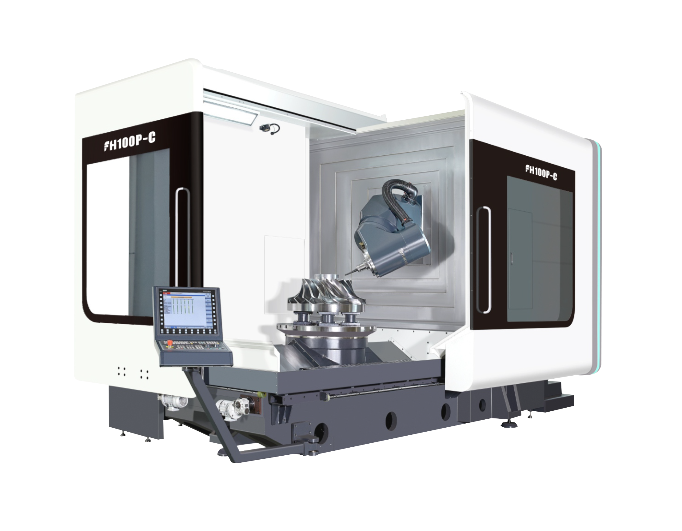 FH-100P五轴联动铣?复合加?中?